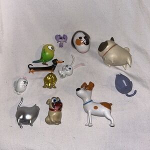 Secret Life Of Pets Mini Figure Lot PVC Max Sweet Pea Mel Norman F1